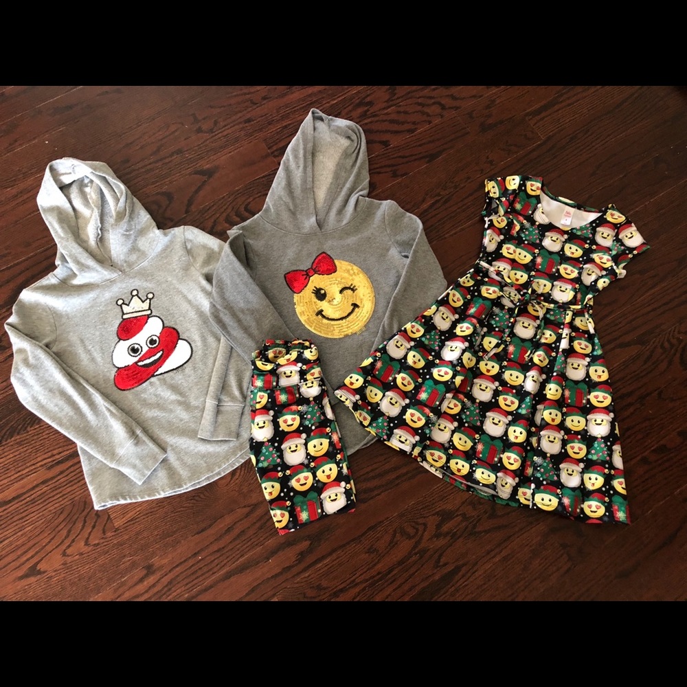 Justice size 8 4 piece set all price of 1